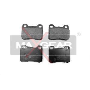 MAXGEAR 19-0402 Brzdové platničky zadné pre 190 W201