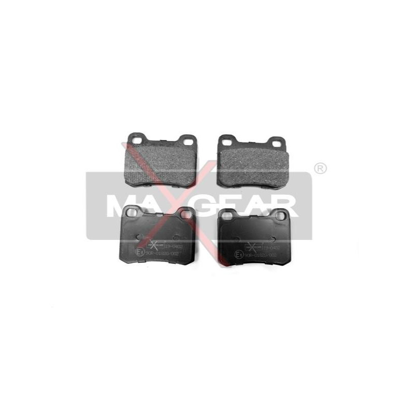 MAXGEAR 19-0402 Bremsbeläge Hinten für 190 W201
