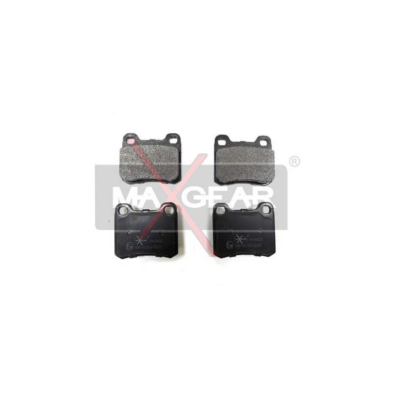 MAXGEAR 19-0403 Brzdové platničky zadné pre W201 W202 C124 W124