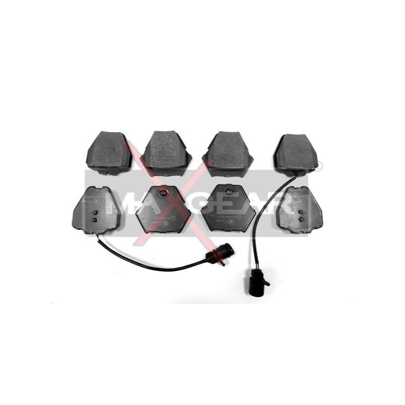 MAXGEAR 19-0409 Brzdové platničky predné pre Audi A8