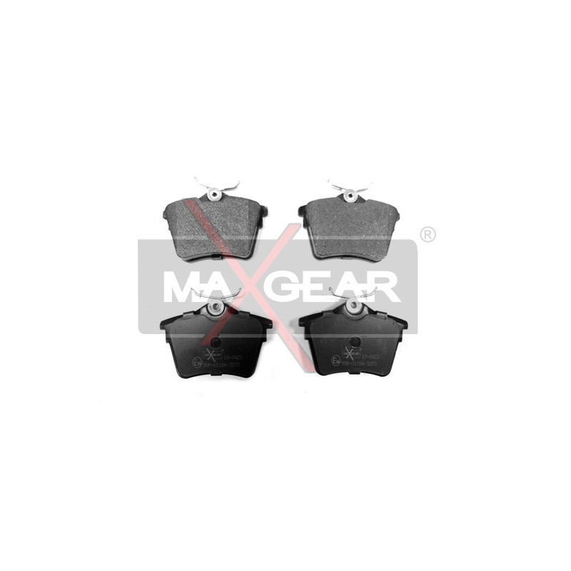 MAXGEAR 19-0423 Brzdové platničky zadné pre 407 C5 607