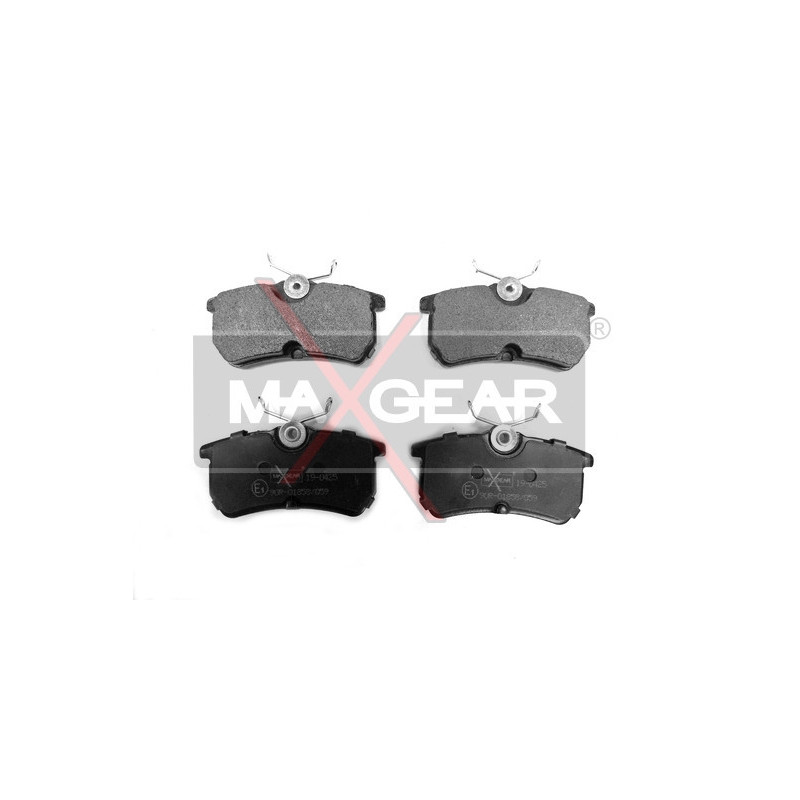 MAXGEAR 19-0425 Plaquettes de frein arrière pour Ford Fiesta Focus