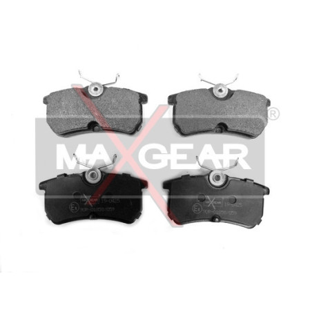 MAXGEAR 19-0425 Brzdové platničky zadné pre Ford Fiesta Focus