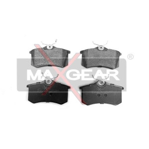 MAXGEAR 19-0428 Pastillas de freno trasero para A4 A6 Octavia Fabia A3 307 A8 C4 405 Ibiza Leon