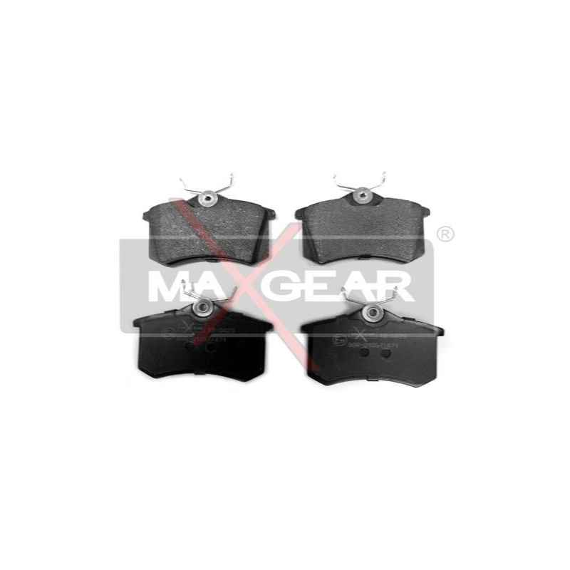 MAXGEAR 19-0429 Brzdové destičky zadní pro A4 Bora A6 Golf 405 Passat Toledo 208 Polo Exeo Megane
