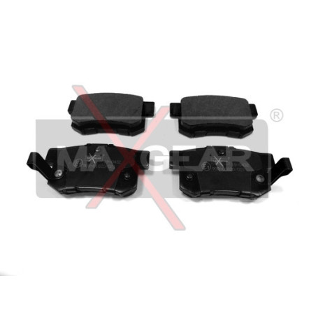 MAXGEAR 19-0432 Brzdové platničky zadné pre Accord Civic SX4 Legend Sedici Integra 600 Prelude