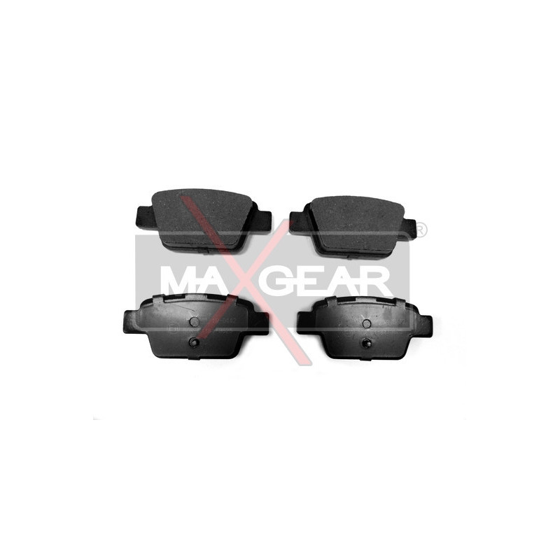 MAXGEAR 19-0442 Plaquettes de frein arrière pour Stilo MiTo Bravo Delta Multipla Linea