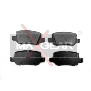 MAXGEAR 19-0452 Plaquettes de frein arrière pour MERC A B Vaneo