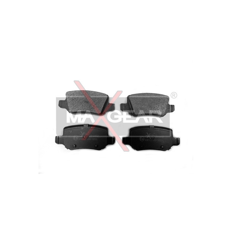 MAXGEAR 19-0452 Brzdové platničky zadné pre MERC A B Vaneo
