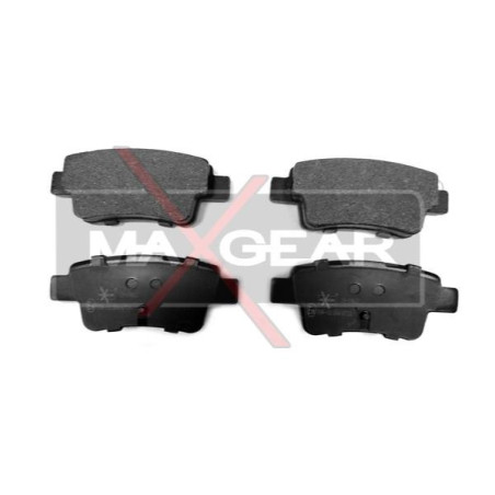 MAXGEAR 19-0463 Brake Pads Set Rear for Punto Corsa