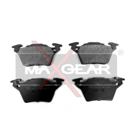 MAXGEAR 19-0469 Brzdové platničky zadné pre MERC Vito V