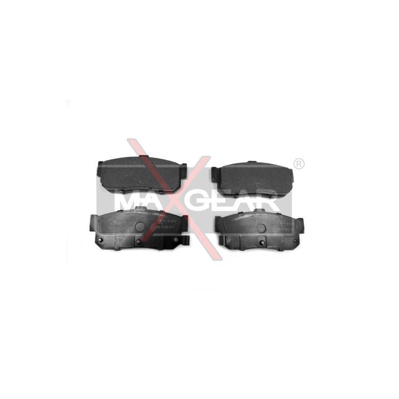 MAXGEAR 19-0474 Klocki hamulcowe tył dla Primera Almera Maxima 100 Sunny i30 Sentra