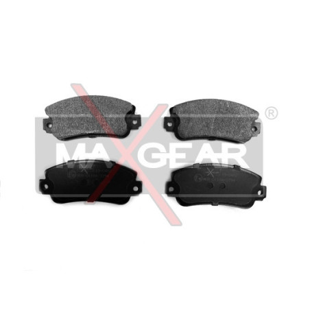 MAXGEAR 19-0482 Bremsbeläge Vorne für Uno Y10 Ritmo Panda Regata 131 Ibiza Marbella Malaga Terra