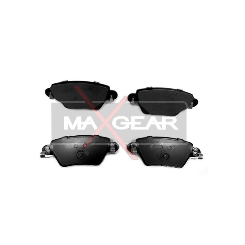 MAXGEAR 19-0495 Brzdové platničky zadné pre Mondeo X-Type Kangoo