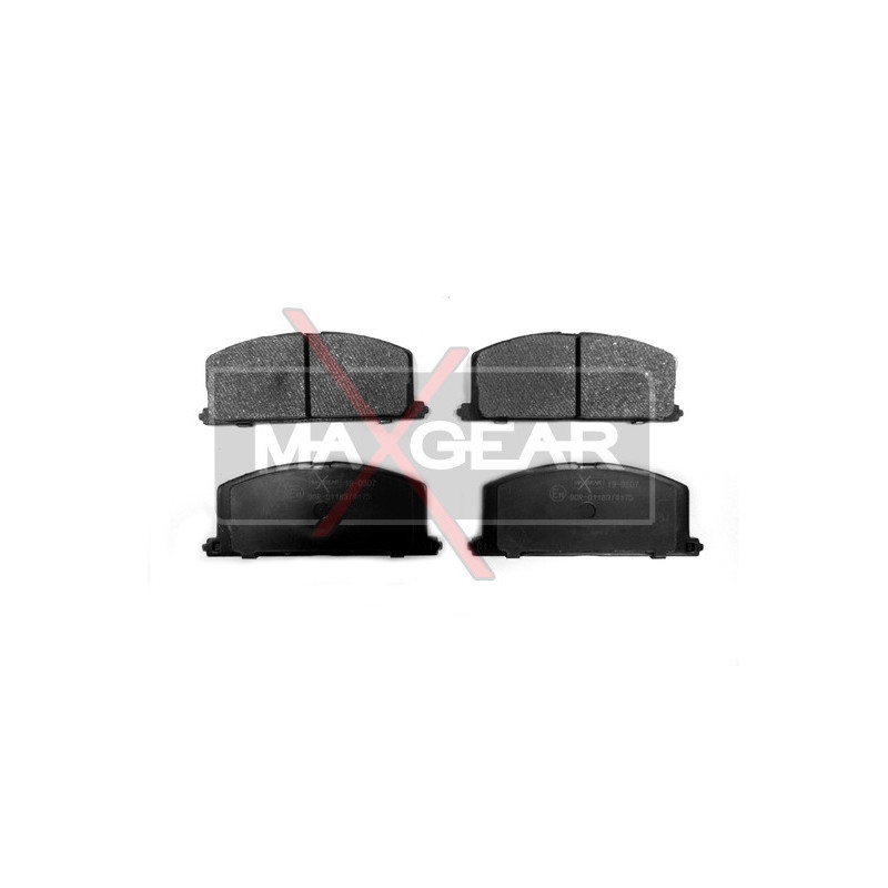 MAXGEAR 19-0507 Brzdové platničky predné pre Corolla Levin Carina Celica Camry Starlet PASEO Tercel