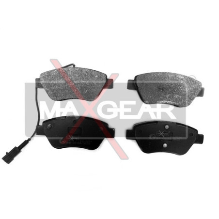 MAXGEAR 19-0514 Klocki hamulcowe przód dla Doblo Punto 500 Fiorino Bravo Idea Stilo MiTo Musa Linea