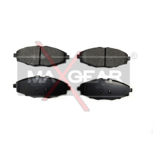 MAXGEAR 19-0536 Brzdové platničky predné pre Matiz Lanos Spark