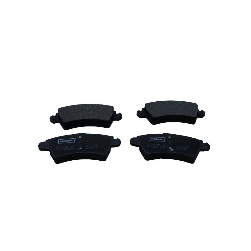 MAXGEAR 19-0553 Brzdové destičky přední pro 306 Xsara 206