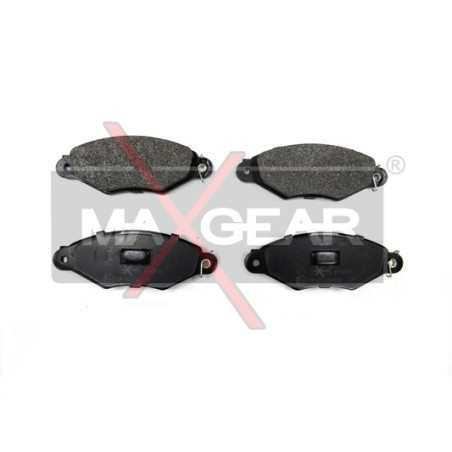 MAXGEAR 19-0555 Brake Pads Set Front for Kangoo 206 Kubistar Xsara 206+ 306 207