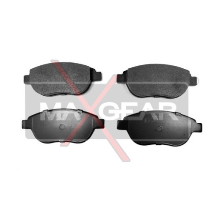 MAXGEAR 19-0576 Bremsbeläge Vorne für 307 207 C4 Doblo Partner Xsara Picasso Berlingo Musa C3 Idea