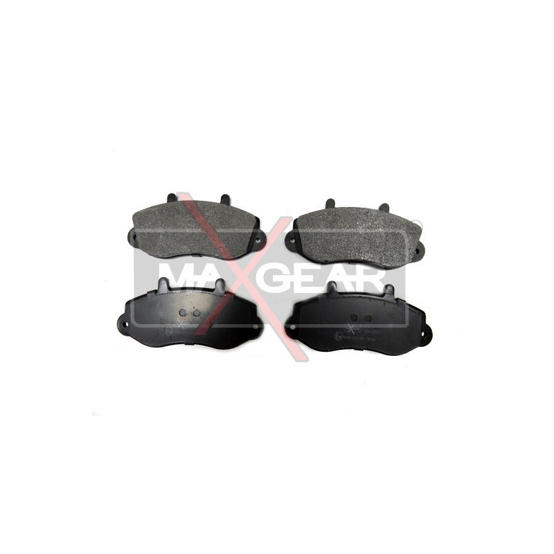 MAXGEAR 19-0587 Brzdové destičky přední pro Movano Master