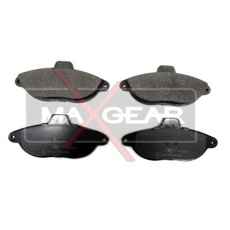 MAXGEAR 19-0591 Bremsbeläge Vorne für Scudo Expert JUMPY Evasion 806 Ulysse