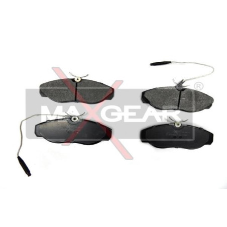 MAXGEAR 19-0611 Brake Pads Set Front for Ducato Boxer JUMPER