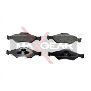 MAXGEAR 19-0622 Brzdové platničky predné pre Fiesta 121 Ka Courier
