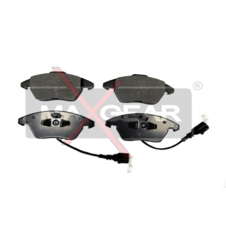 MAXGEAR 19-0638 Bremsbeläge Vorne für Ibiza Fabia A3 Octavia Caddy Altea Rapid A1 Superb Toledo CC