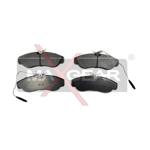 MAXGEAR 19-0663 Brzdové platničky predné pre Ducato Boxer JUMPER