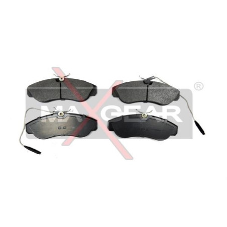 MAXGEAR 19-0663 Brzdové destičky přední pro Ducato Boxer JUMPER
