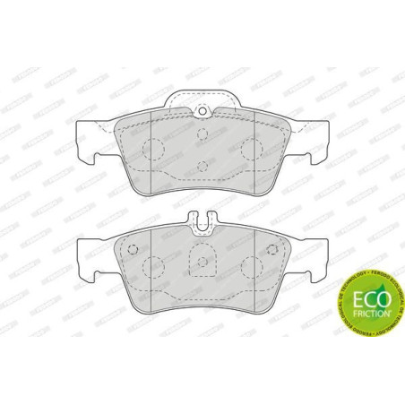 Pastiglie freno Posteriore per Mercedes CLS E S SL FERODO FDB1526