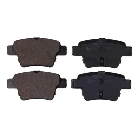 MAXGEAR 19-0897 Brzdové platničky zadné pre 307 C4 207 408