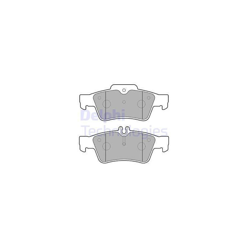 Pastiglie freno Posteriore per Mercedes CLS E S SL DELPHI LP1868