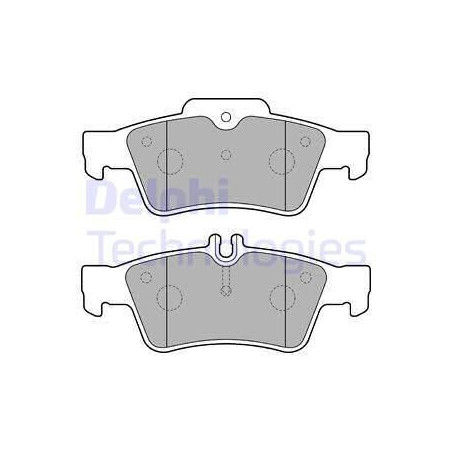 Brake Pads Set Rear for Mercedes CLS E S SL DELPHI LP1868