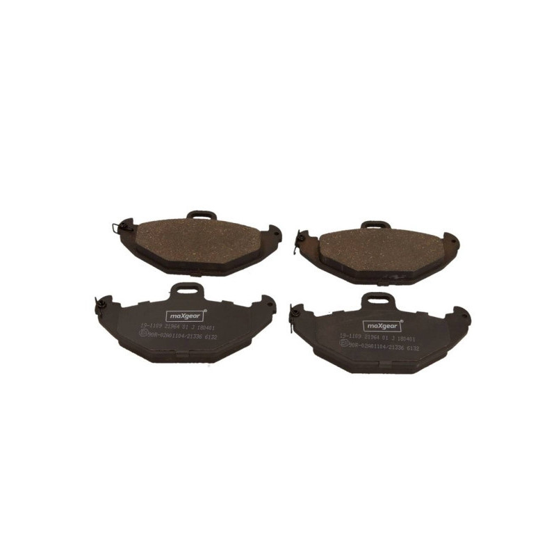 MAXGEAR 19-1109 Brzdové platničky zadné pre Renault Laguna