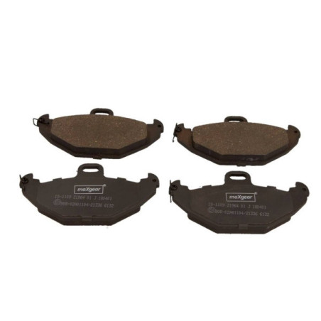 MAXGEAR 19-1109 Brzdové platničky zadné pre Renault Laguna
