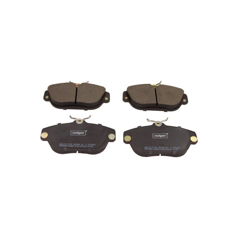 MAXGEAR 19-1115 Brzdové destičky přední pro Volvo 740 940 960 760 S90 V90