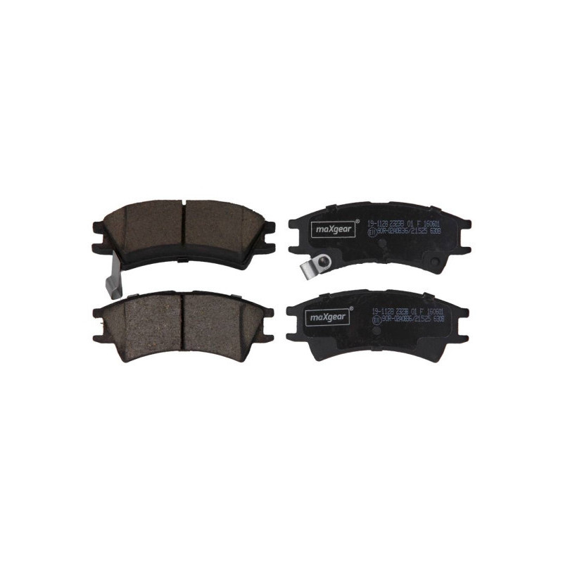 MAXGEAR 19-1128 Brzdové platničky predné pre Hyundai Atos
