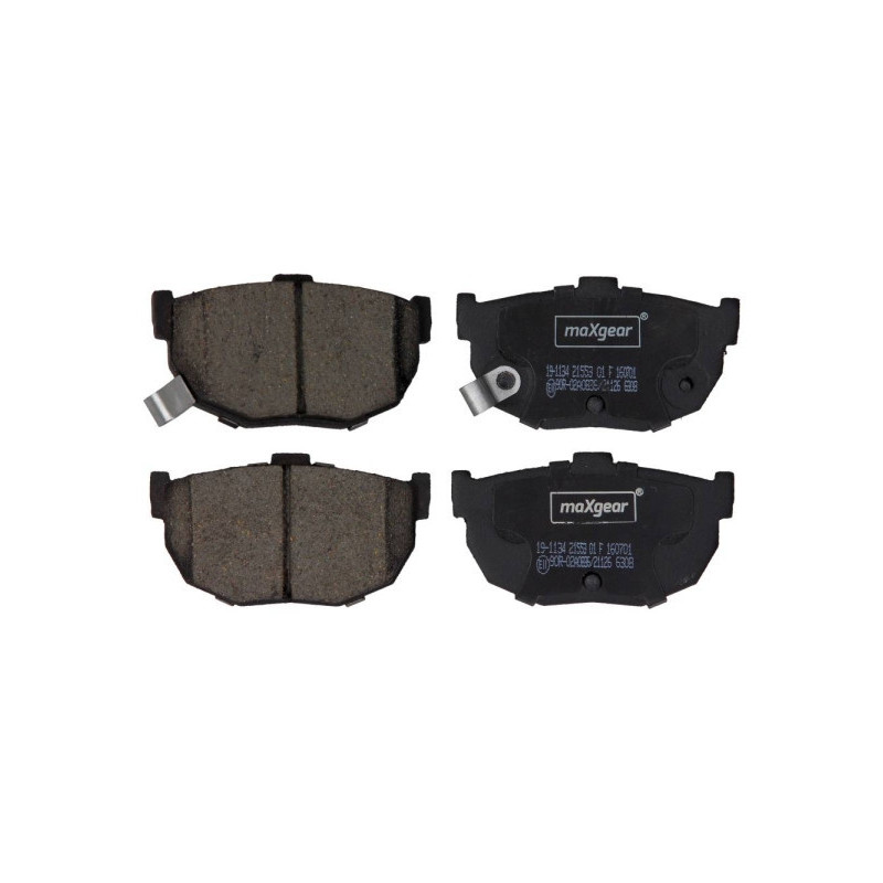 MAXGEAR 19-1134 Pastiglie freno posteriore per Elantra Lantra Cerato Coupe Tiburon Bluebird Maxima