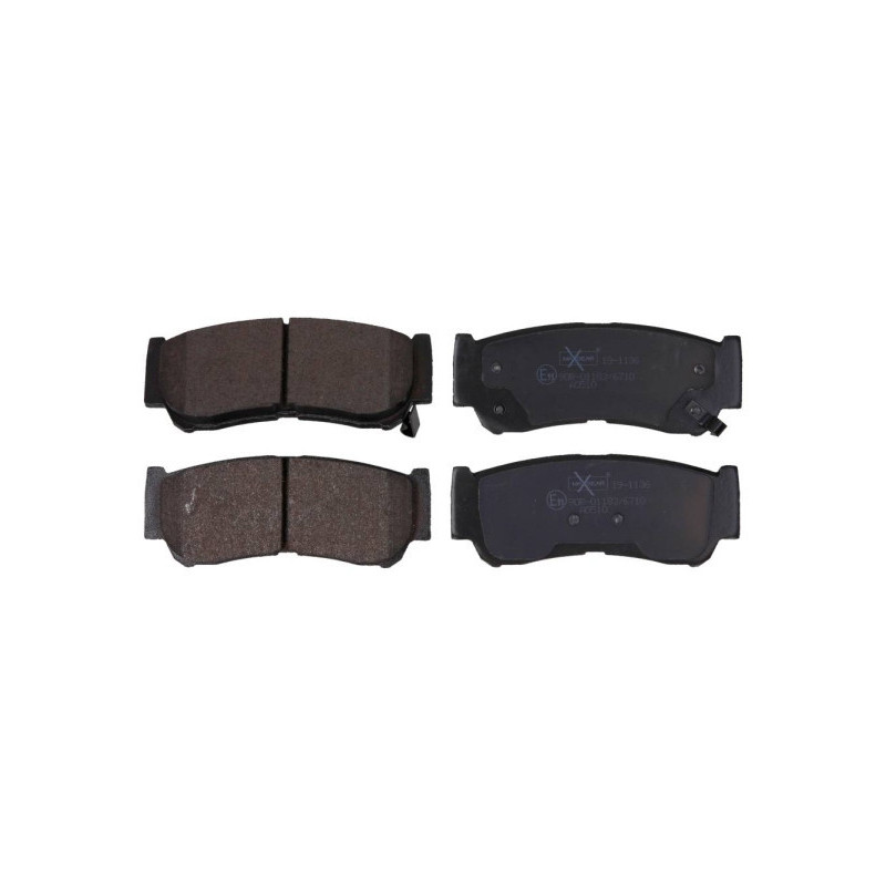 MAXGEAR 19-1136 Brzdové destičky zadní pro Hyundai H-1 Santa Fe