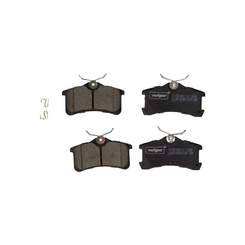 MAXGEAR 19-1158 Pastillas de freno trasero para Toyota Avensis Corolla