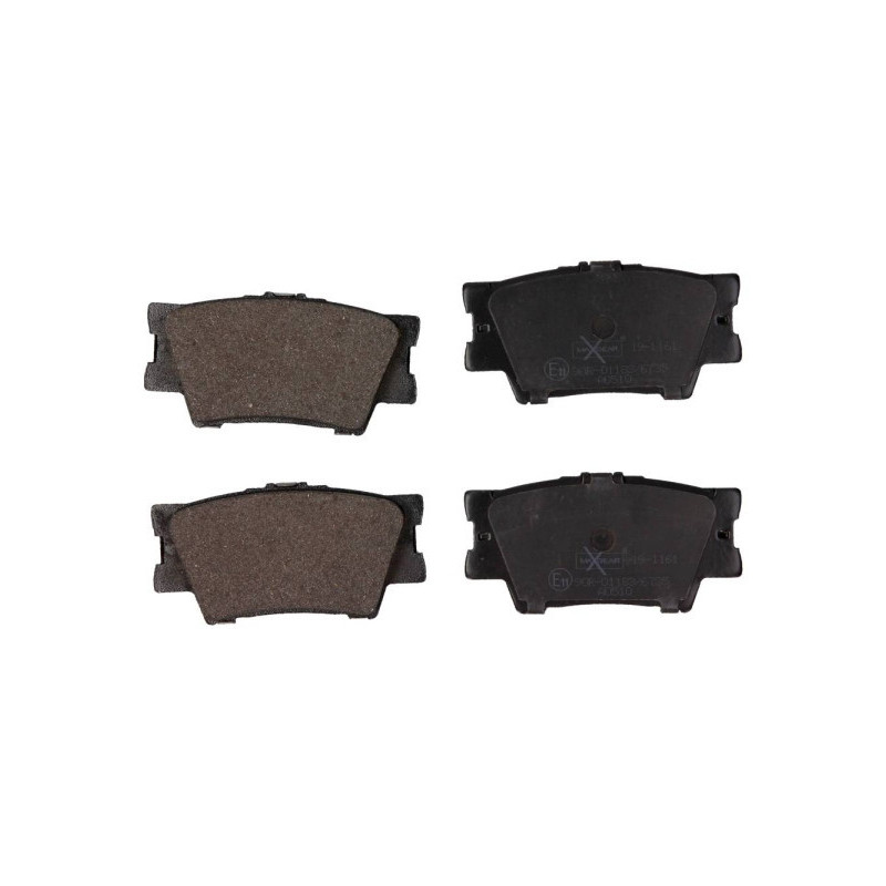 MAXGEAR 19-1161 Brzdové platničky zadné pre RAV 4 Camry ES Avalon Matrix Corolla Cross Aurion HS