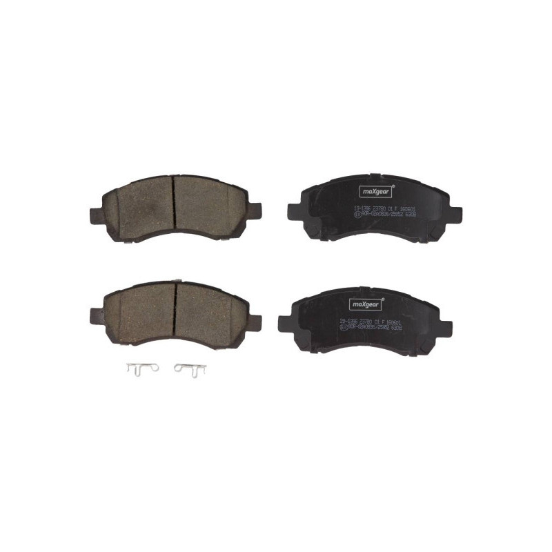 MAXGEAR 19-1396 Bremsbeläge Vorne für Subaru Impreza Legacy