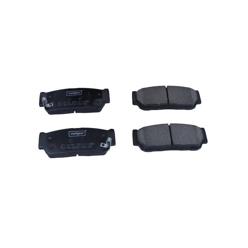 MAXGEAR 19-1421 Klocki hamulcowe tył dla Rodius Rexton Sorento Kyron Stavic