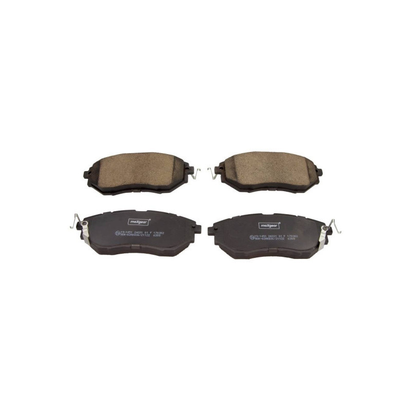 MAXGEAR 19-1451 Plaquettes de frein avant pour Outback Forester Legacy Impreza Tribeca Levorg WRX