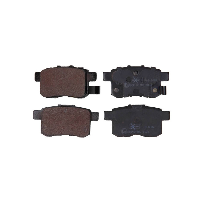 MAXGEAR 19-1476 Brake Pads Set Rear for Honda Accord