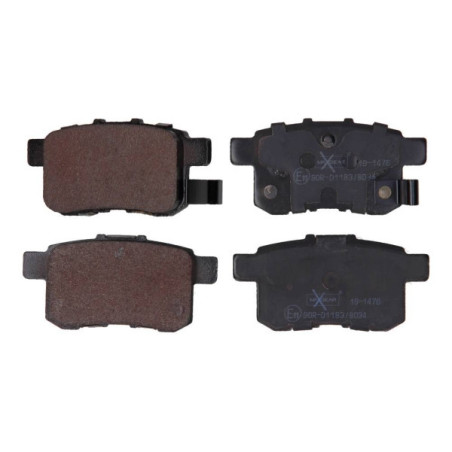 MAXGEAR 19-1476 Brzdové platničky zadné pre Honda Accord