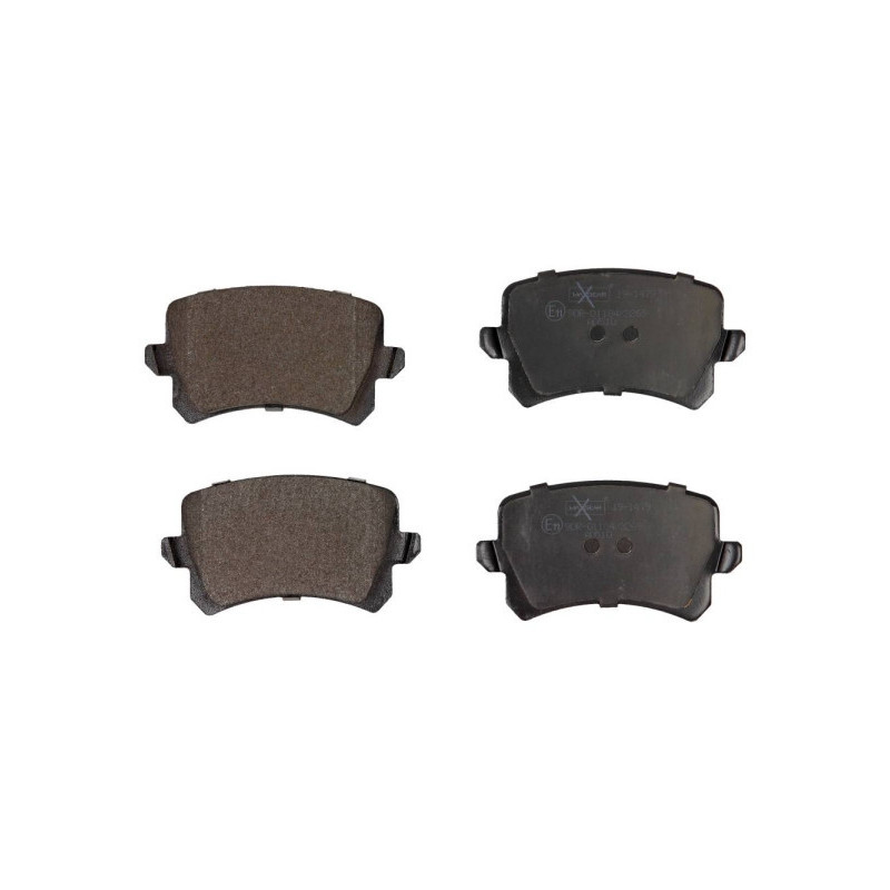 MAXGEAR 19-1479 Brzdové platničky zadné pre A4 Leon A6 A3 Octavia Altea Caddy Superb Exeo TT Toledo