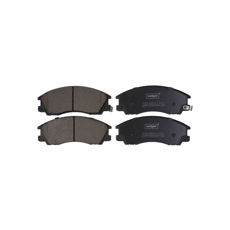 MAXGEAR 19-1513 Brzdové platničky predné pre Hyundai Terracan